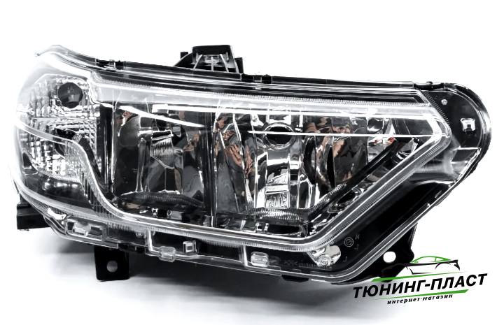 Блок-фара передняя правая Lada Niva Travel Оригинал 21230-3711010-80 (хром страйп)
