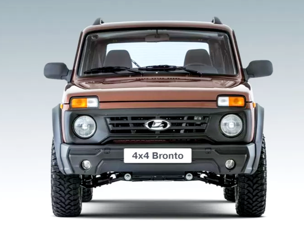 Бампер передний Лада Нива Бронто 4х4 Оригинал 2121-82803010-00