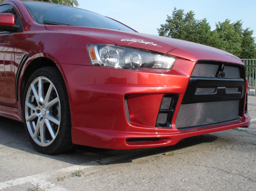 Бампер передний MV Extreme Mitsubishi Lancer X (2007-2016)