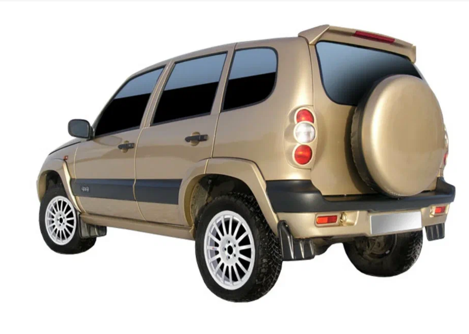 Накладки АКС Круглые на задние фонари Chevrolet Niva (2009-)  636000