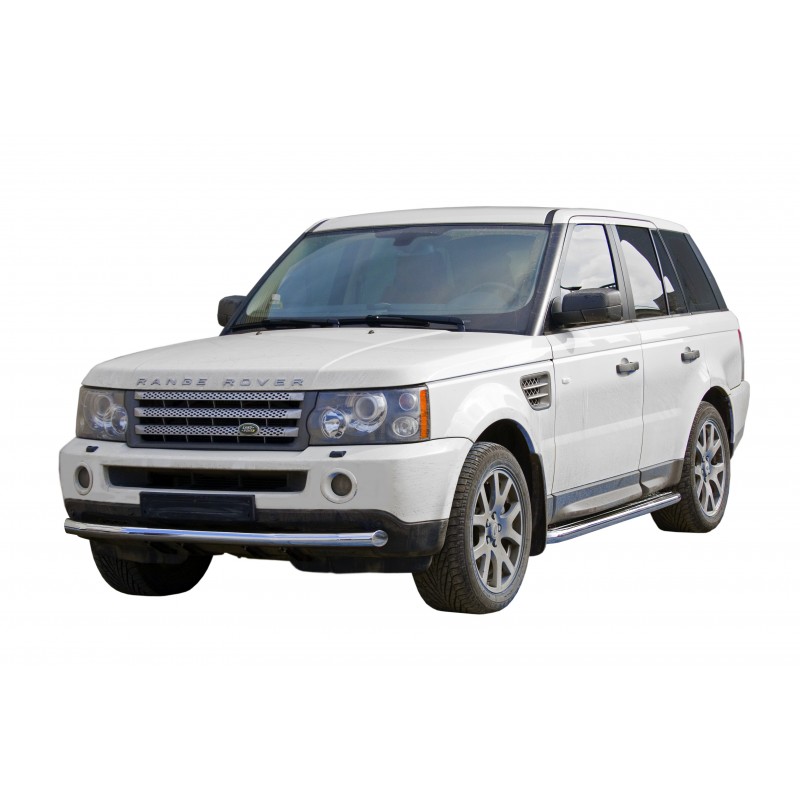 Пороги с алюм.листом Range Rover (2005-2013) 63,5мм (ППК) (арт.0697К)