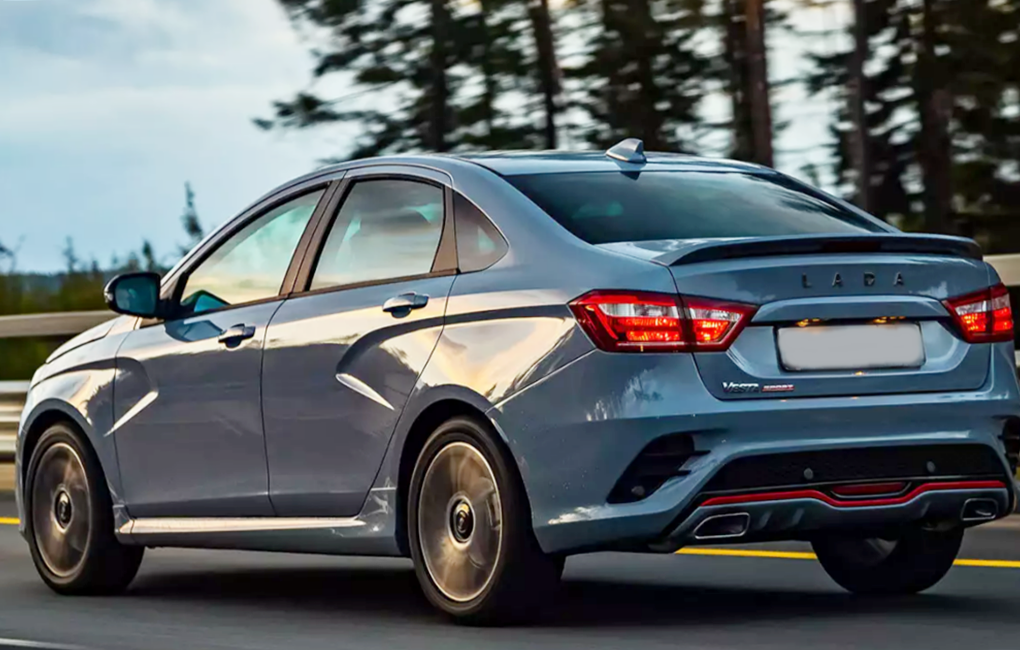 Пороги Барс Sport для Лада Веста Sport, Lada Vesta NG SportLine 
