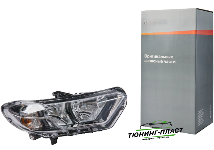 Блок-фара передняя правая для Lada Niva Travel 8450088950 (страйп металлизированный)