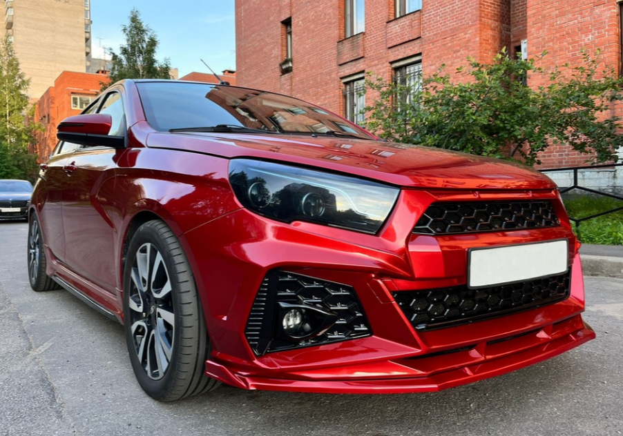 Сплиттер переднего бампера "MAGNET" Lada Vesta 