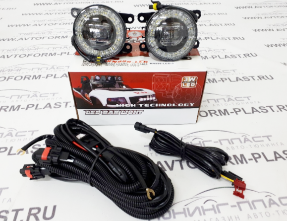 Противотуманные фары DLAA RN-998 LED для XRAY, Лада Веста , Гранта FL