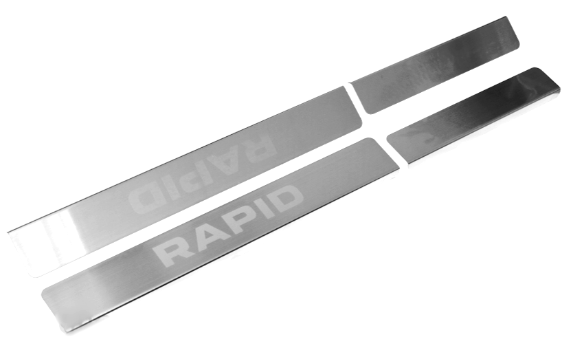 Накладки в проем дверей (4 шт) (НПС) SKODA Rapid 2020- РТ SRA220401