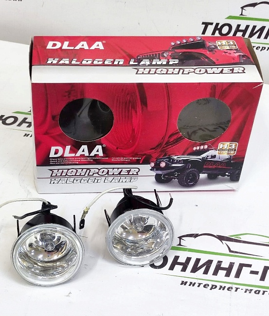 Противотуманные фары галогенные DLAA LA992 W белый 12V 55A H3