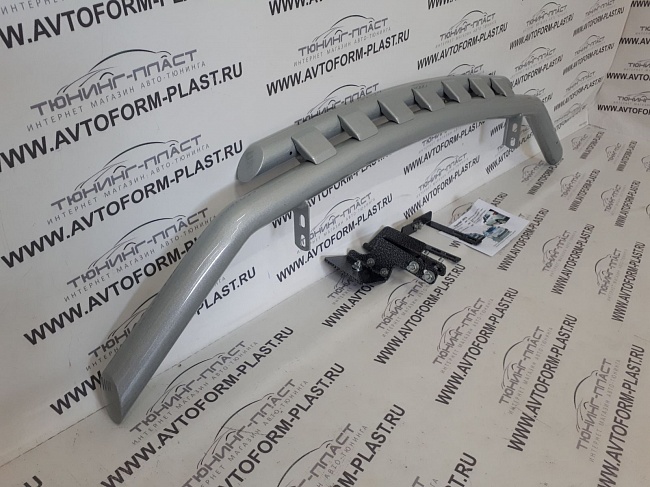 Защита переднего бампера Hyundai Creta (ППК) труба с зубьями 63.5 мм(2044К)