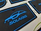 Коврики на панель Hyundai Solaris 2017- (синий текст)