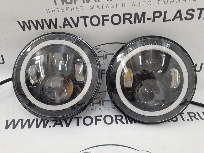 Передние фары Нива 2121 LED (DDL-002)