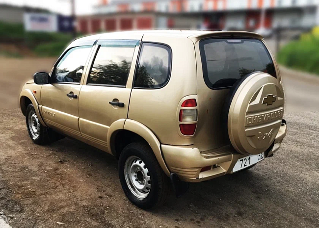 Накладки АКС Полосы на задние фонари Chevrolet Niva (2002-2008)  639000