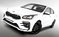 Передний бампер Kudos Romb для Kia Rio 4 с 2017- 