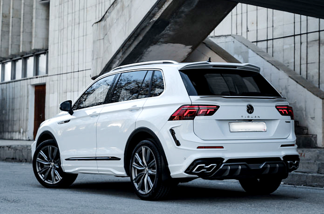 Задний бампер Volkswagen Tiguan (рейстайлинг с 2021-) VT-01.02.00