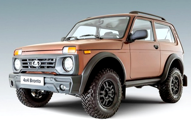 Бампер передний Лада Нива Бронто 4х4 Оригинал 2121-82803010-00