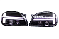 Тюнинг фары в стиле Audi 4 BI LED линзы для Chevrolet Niva ВАЗ 2123
