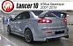 Юбка заднего бампера MV Zodiak Вар.№1 Mitsubishi Lancer X (2007-2016)