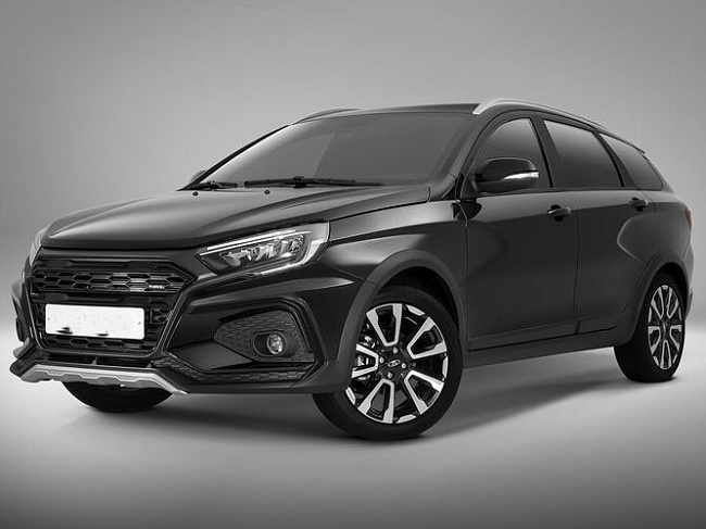 Накладки на арки для установки переднего бампера SWAG на Lada Vesta NG CROSS