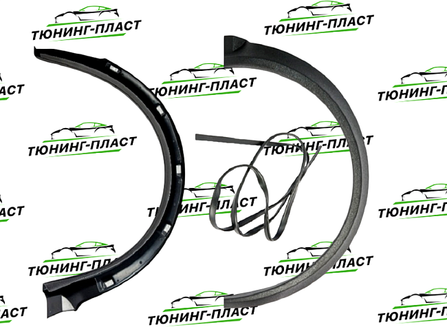 Молдинги переднего крыла Лада Нива Бронто 4х4 Оригинал 