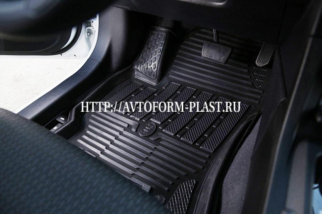 Коврики салонные резиновые (черный) универсальные Versa Super 1038015200