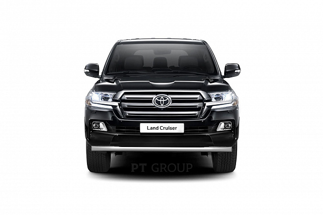 Защита переднего бампера одинарная 63мм Toyota Land Cruiser 200 (2014-) (НПС) РТ TLC220204