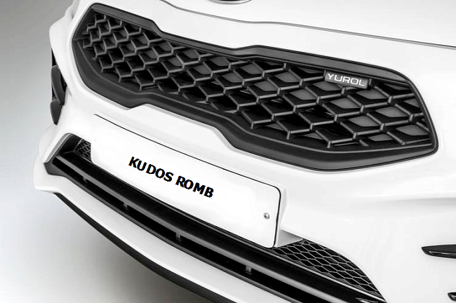 Передний бампер Kudos Romb для Kia Rio 4 с 2017- 