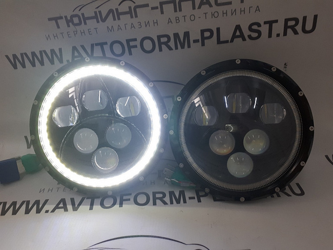 Передние фары Нива 2121 LED (DDL-006)