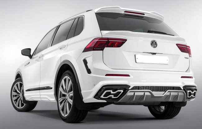 Спойлер нижний на Volkswagen Tiguan (рейстайлинг с 2021-) VT-01.04.00