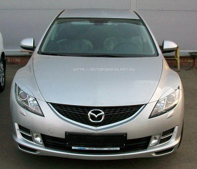 Реснички на фары Mazda 6 (2004-2008)