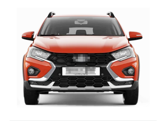 Бампер передний без отверстий под датчики для Lada Iskra Cross SW универсал 8460012522