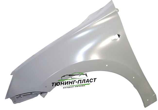 Крыло переднее левое Лада Калина 2 Cross с отв. под молдинг Оригинал 21900-8403011-75