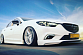 Клыки переднего бампера Вар.№2 Lite Style Mazda 6 / Atenza GJ (2012 - 2018)