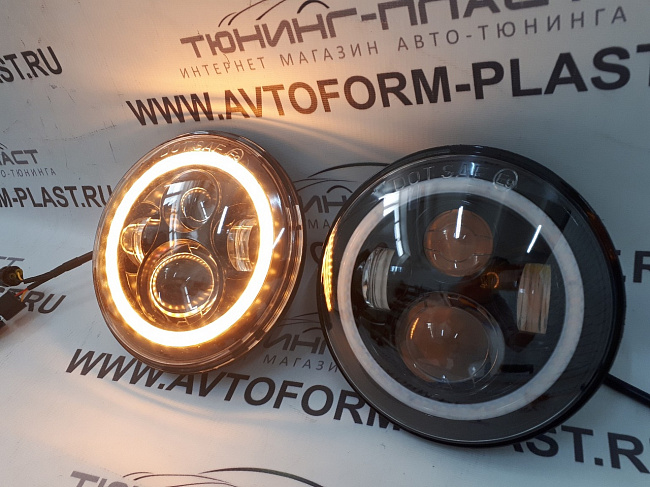 Передние фары Нива 2121 LED (DDL-002)