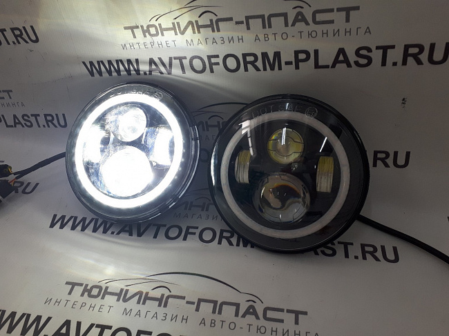 Передние фары Нива 2121 LED (DDL-002)