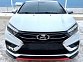 Сплиттер переднего бампера Lada Vesta NG с 2023 г. Икар-пласт (из 3 частей) 