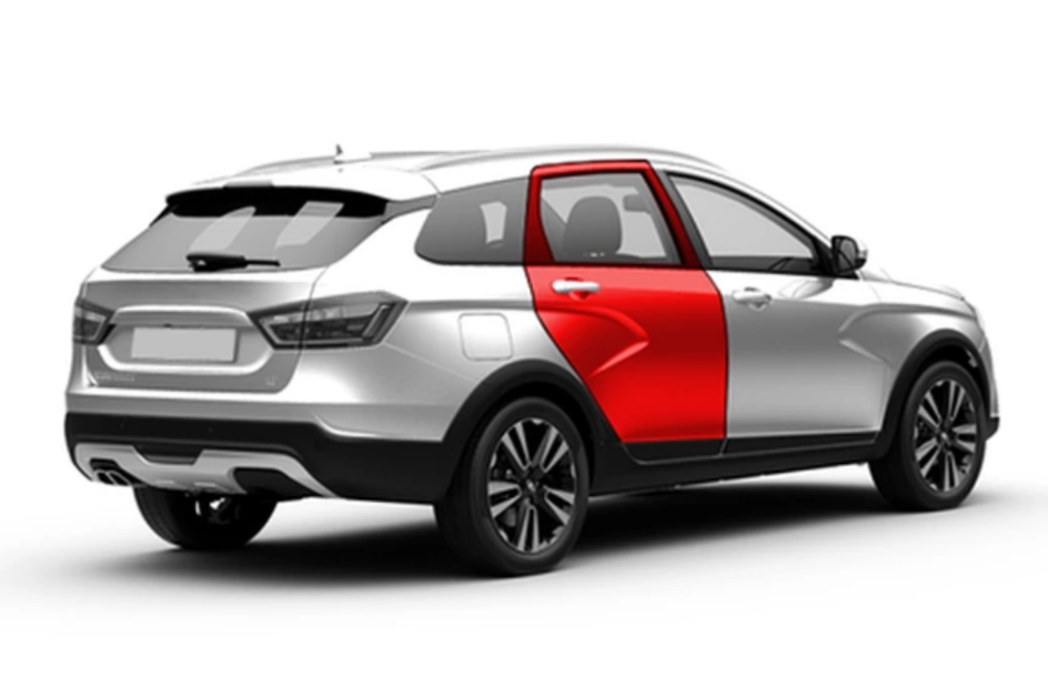 Дверь задняя правая Lada Vesta NG SW Cross универсал Оригинал 8460013098
