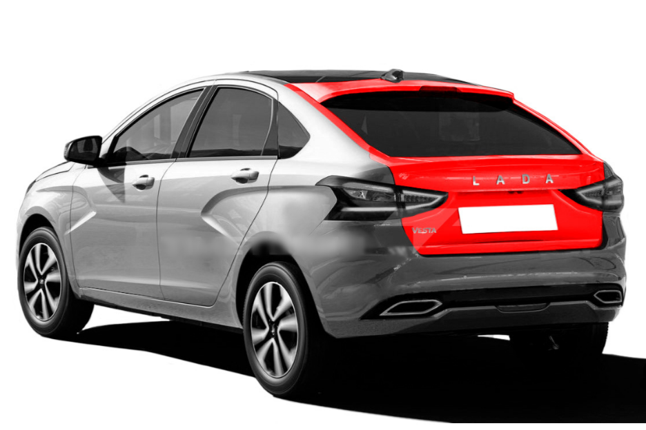 Дверь задка Lada Vesta NG SW универсал Оригинал 8450013788