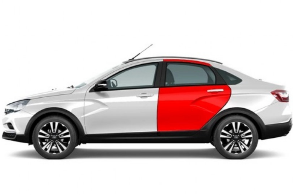 Дверь задняя левая Lada Vesta NG Cross седан Оригинал 8460013100